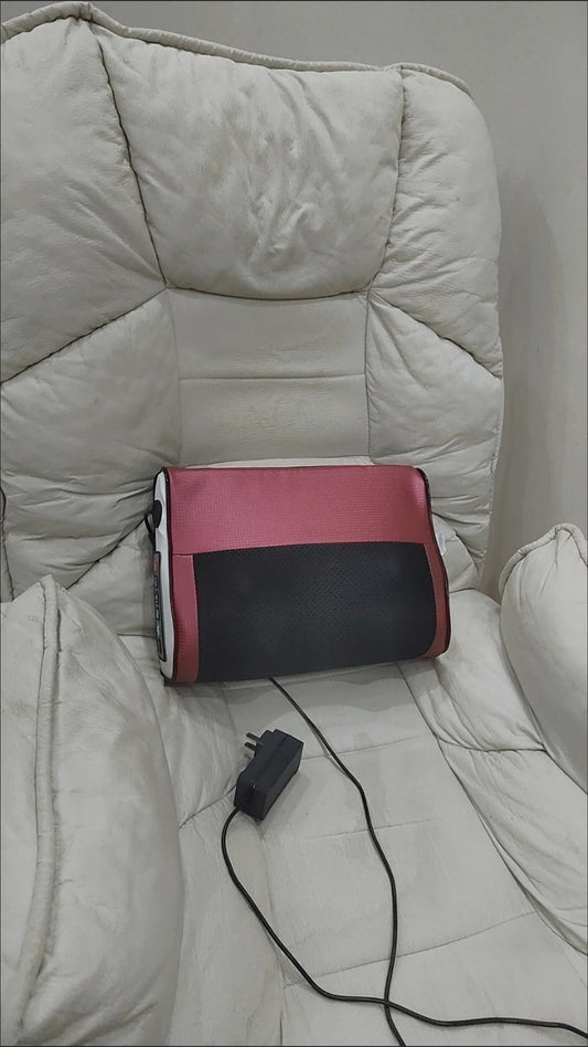 Coussin de Massage Chauffant 3D – 6 Boutons Intelligents (Dos, Cou, Pieds)