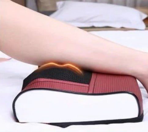 Coussin de Massage Chauffant 3D – 6 Boutons Intelligents (Dos, Cou, Pieds)